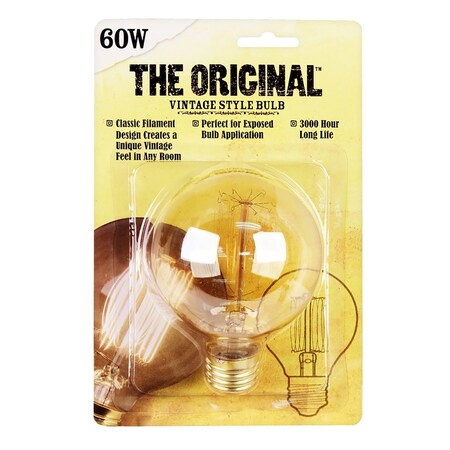 Feit Electric Feit The Original 60 W G25 Vintage Incandescent Bulb E26 (Medium) Soft White 1 pk 60G25/VG